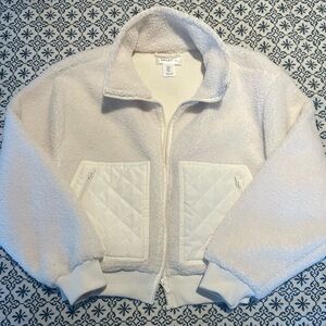 Cozy White Sherpa Jacket